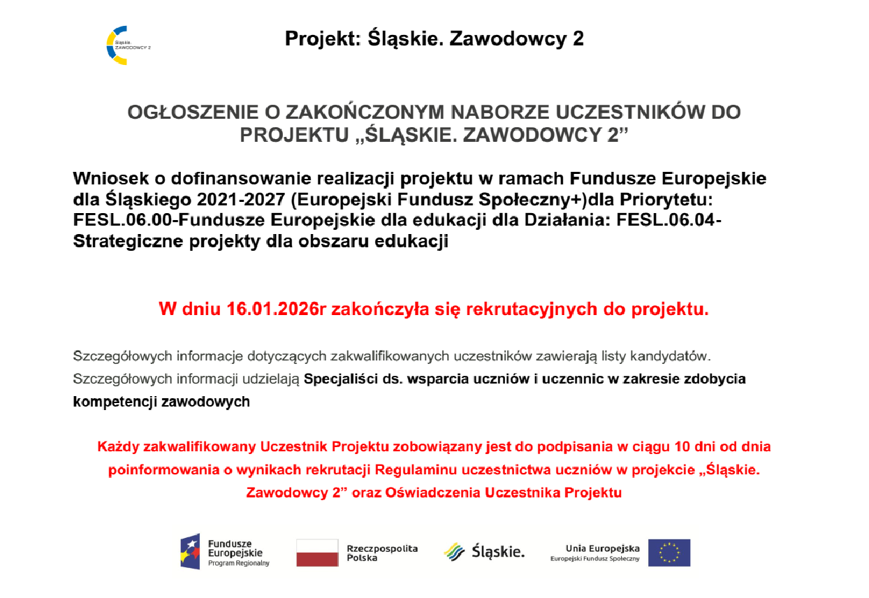 Projekt Śląskie Zawodowcy